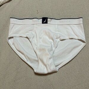 Nautica White Classic Briefs Underwear